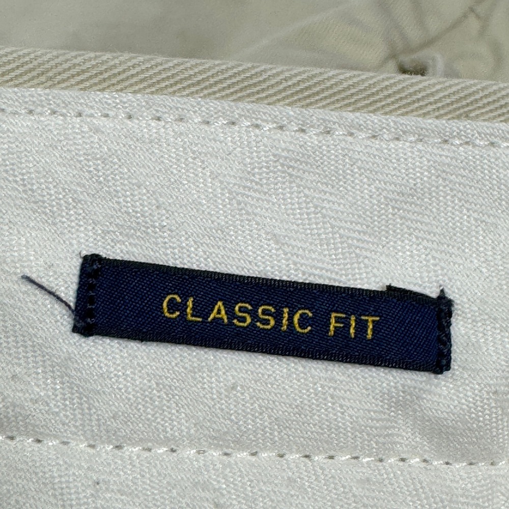 Polo Ralph Lauren Mens Chinos Pants 34x32 Khaki Classic Fit 100% Cotton Casual - Picture 9 of 16